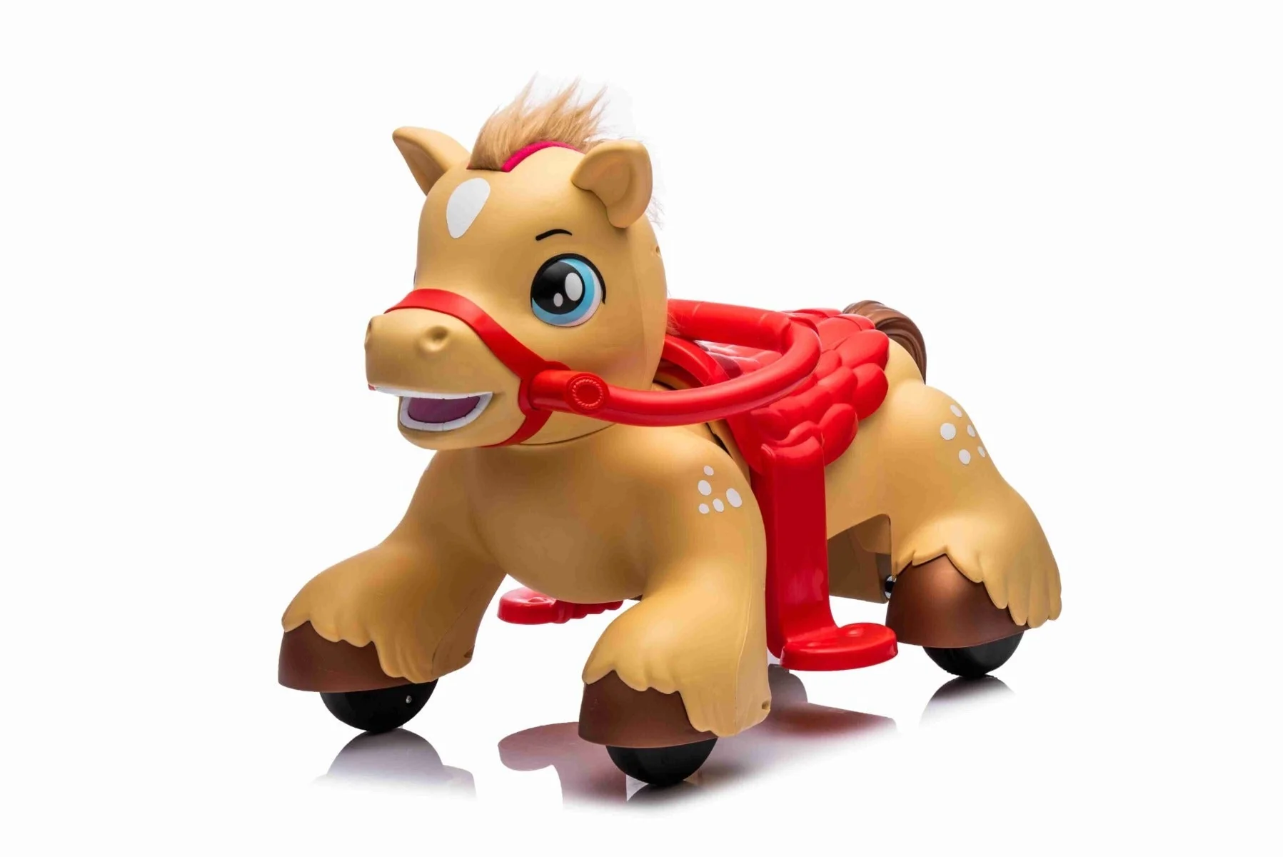 Pro Ride Pony Horse Rideon With Music Brown P18