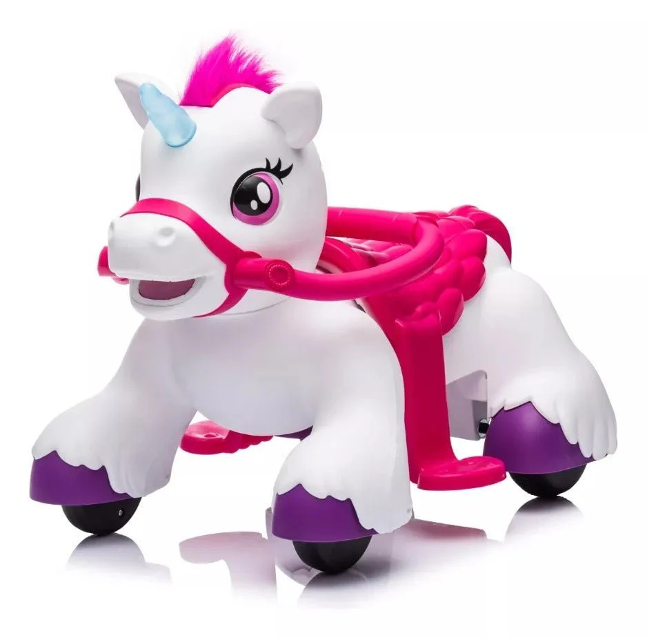 Pro Ride Pony Horse Rideon With Music Pink P18