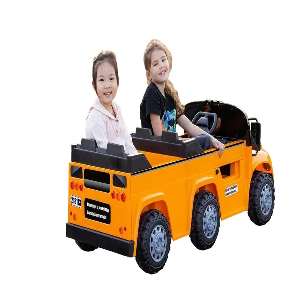 Pro Ride School Bus 2-Seater 24V7AH Orange - Image 2