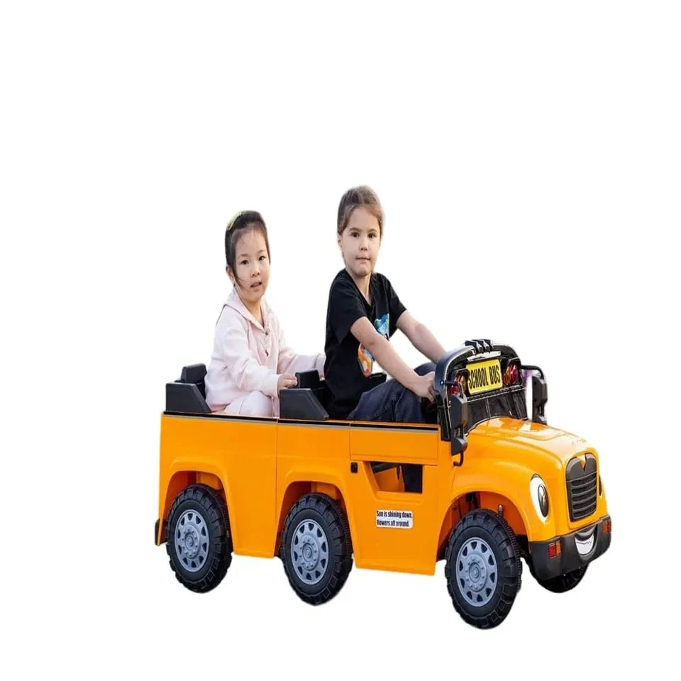 Pro Ride School Bus 2-Seater 24V7AH Orange - Image 3
