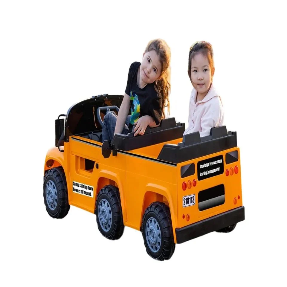 Pro Ride School Bus 2-Seater 24V7AH Orange - Image 4