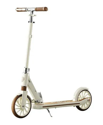 Pro Ride Spurt And Speed Scooter With Break Beige PR1234