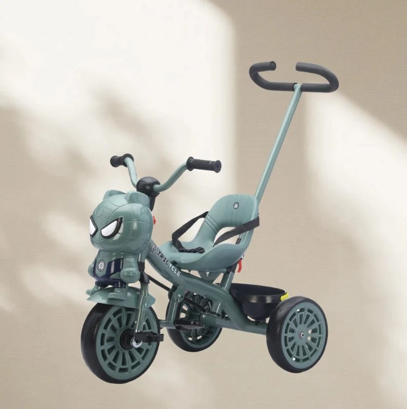 Pro Ride Tricycle With Handle Green PR602T