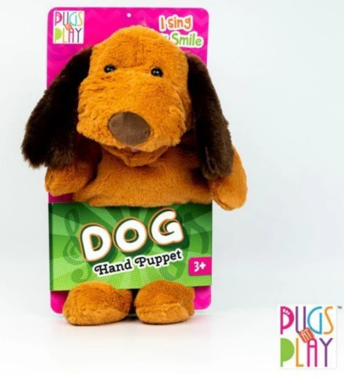 Pugs at Play Dog Talking Hand Puppet ST-PAP31