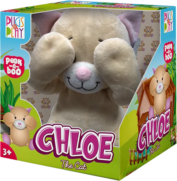 Pugs at Play Peek-a-Boo Chloe the Cat ST-PAP19 - Image 4