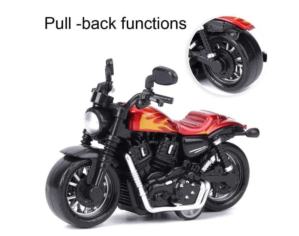 Pullback Alloy Motorcycle 2041A - Image 2