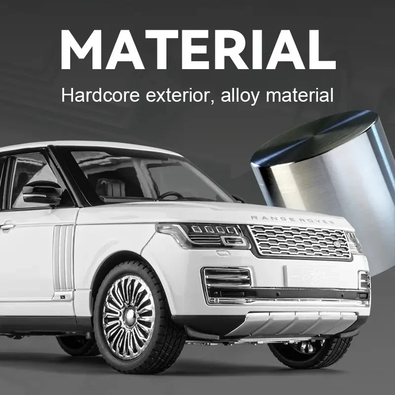 Pullback Die-Cast Range Rover Vogue – 1:18 Scale | CZ801A Model | Light, Sound & Opening Doors - Image 6