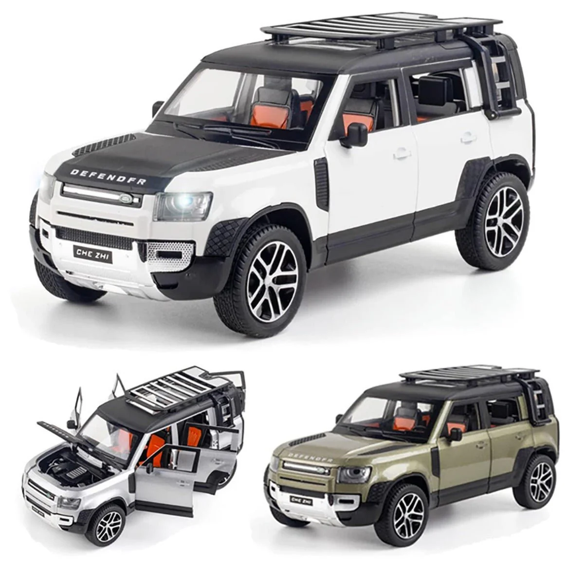Pullback Diecast Car Defender CZ132/A - Image 2