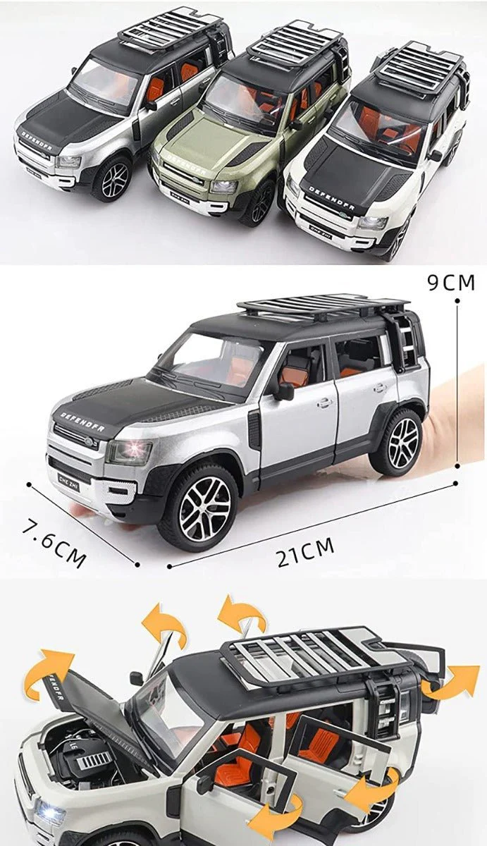 Pullback Diecast Car Defender CZ132/A - Image 4