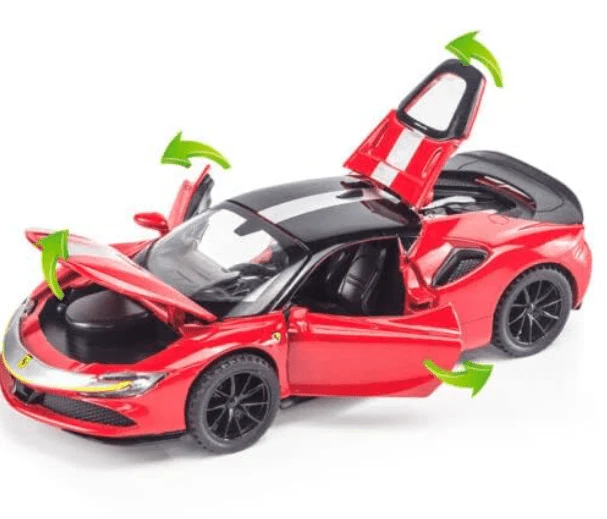 Pullback Diecast Car Ferrari 24122 - Image 2