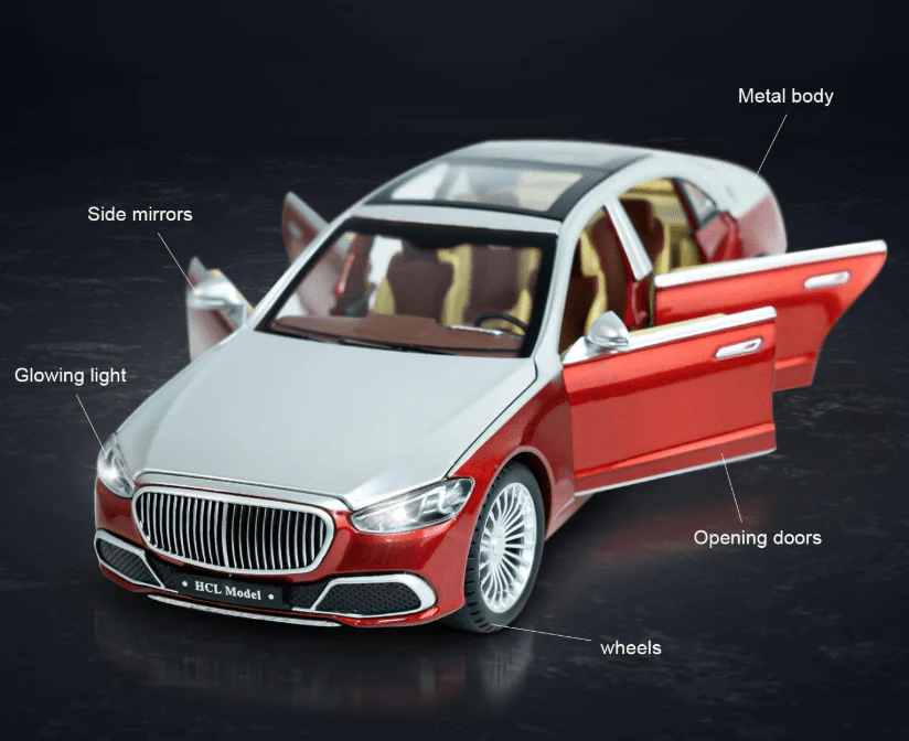 Pullback Diecast Car Mercedes-Benz CZ134/A - Image 3