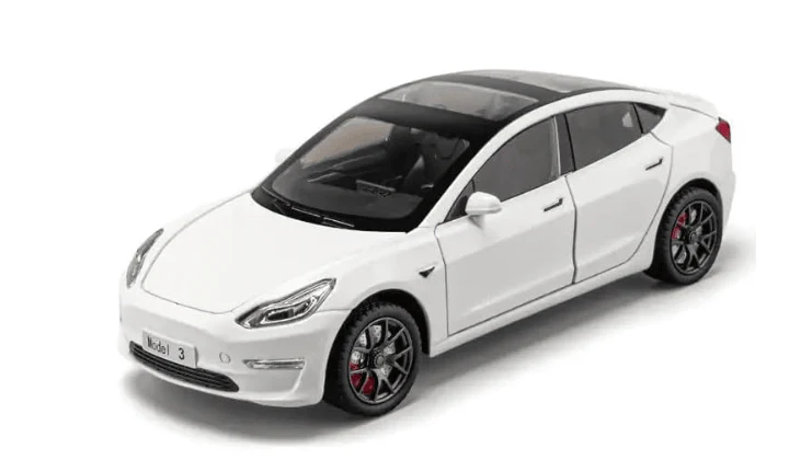 Pullback Diecast Car Metal Tesla HCL-911A