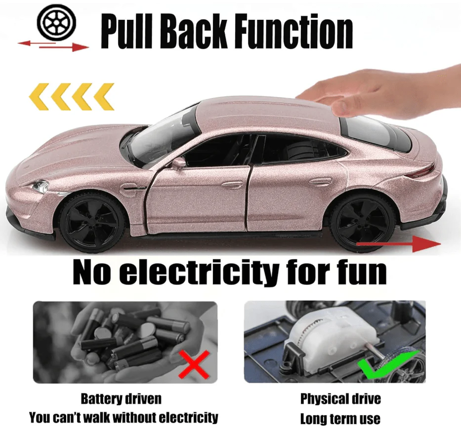 Pullback Diecast Car Porsche CZ127 - Image 3