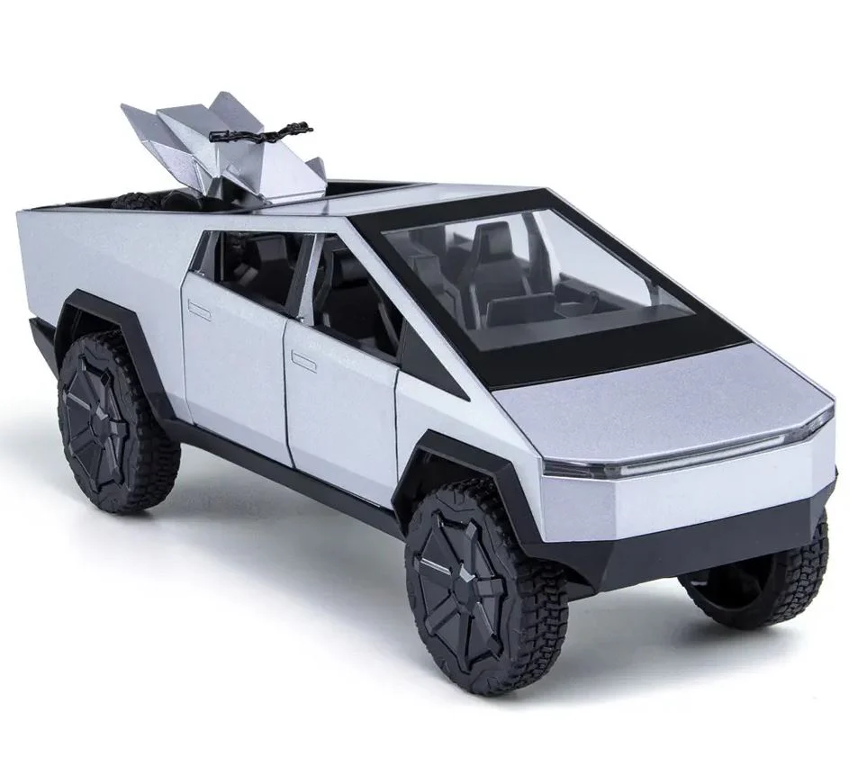 Pullback Diecast Tesla Cybertruck Pickup