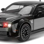 Pullback Dodge Challenger SRT Die-Cast 1:24 Scale Asstd. CZ200A - Image 4
