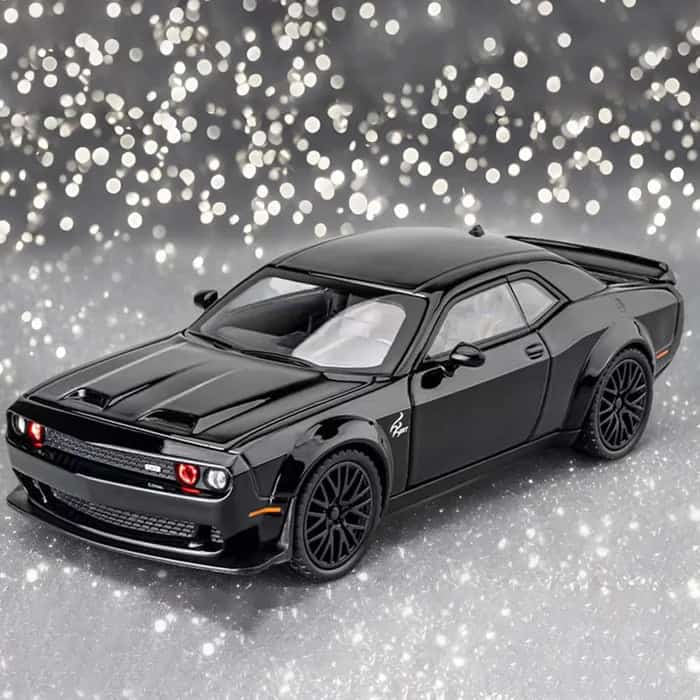 Pullback Dodge Challenger SRT Die-Cast 1:24 Scale Asstd. CZ200A - Image 6