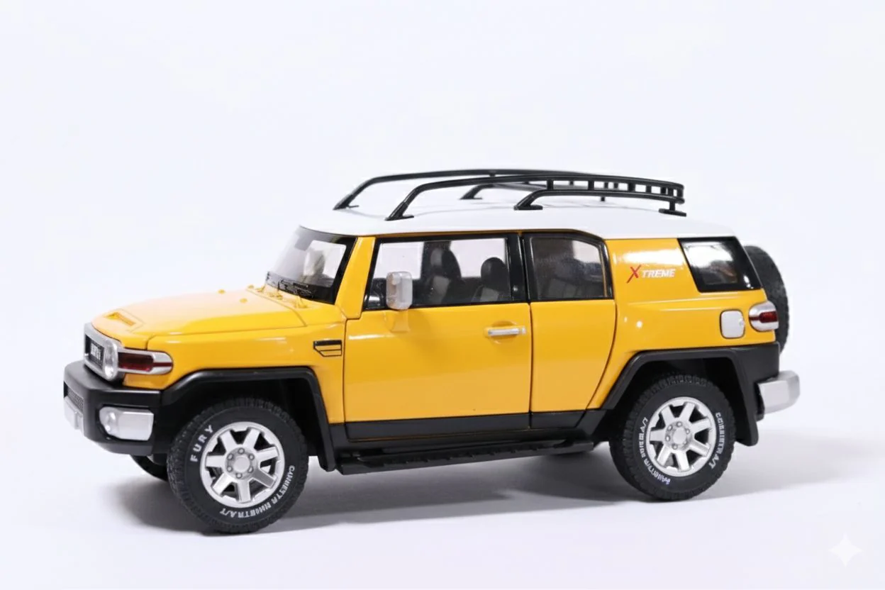 Pullback FJ Cruiser Die-Cast 1:24 Scale CZ613A - Image 4