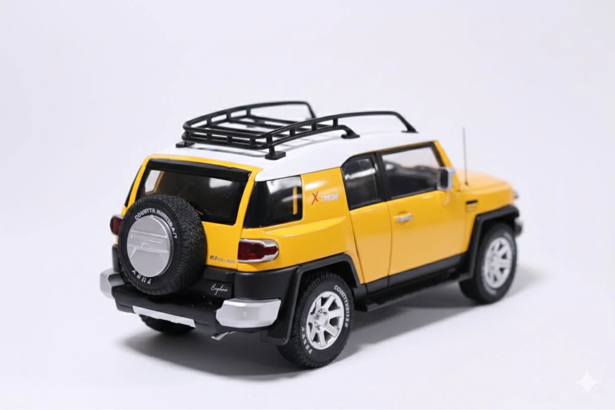 Pullback FJ Cruiser Die-Cast 1:24 Scale CZ613A - Image 5