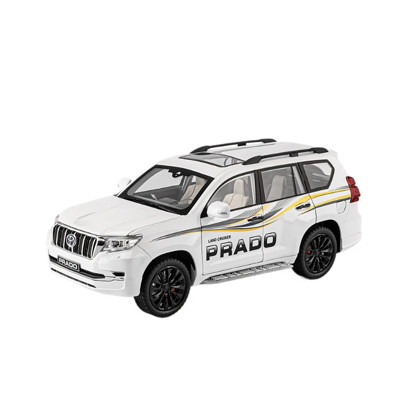Pullback Land Cruiser Prado Die-Cast 1:18 Scale Asstd. CZ806A - Image 2