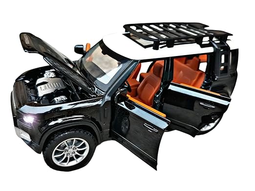 Pullback Land Rover Defender Die-Cast 1:22 Scale Asstd. CZ132A/XA2403B/HCL-910A - Image 5