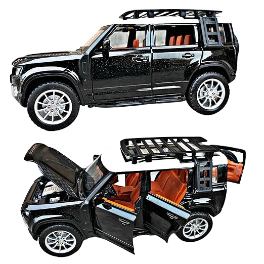 Pullback Land Rover Defender Die-Cast 1:22 Scale Asstd. CZ132A/XA2403B/HCL-910A - Image 6