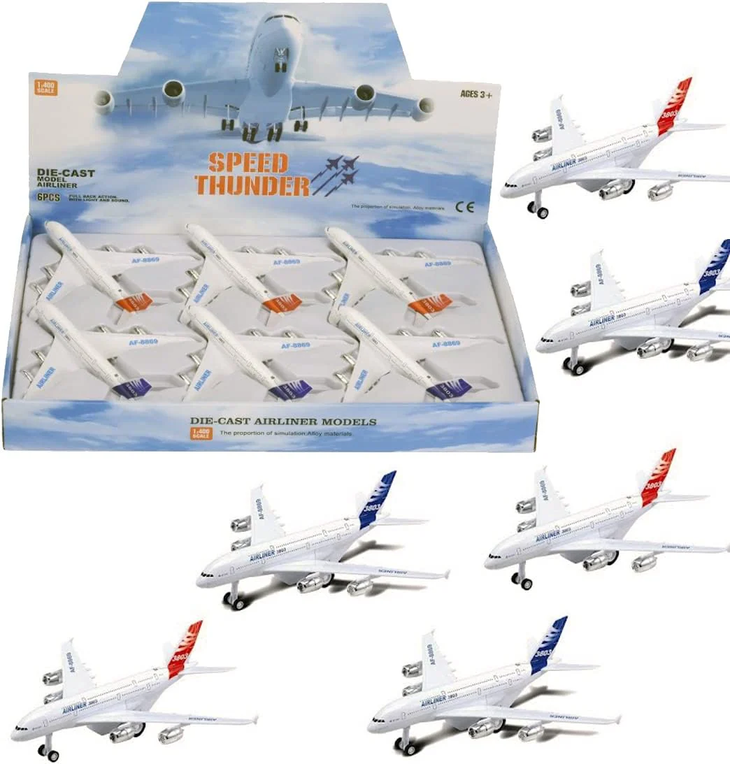 Pullback Metal Die-Cast Airline Asstd. 757-6 - Image 7