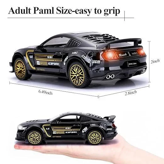 Pullback Metal Diecast Car with Music FY6248-12D - Image 2