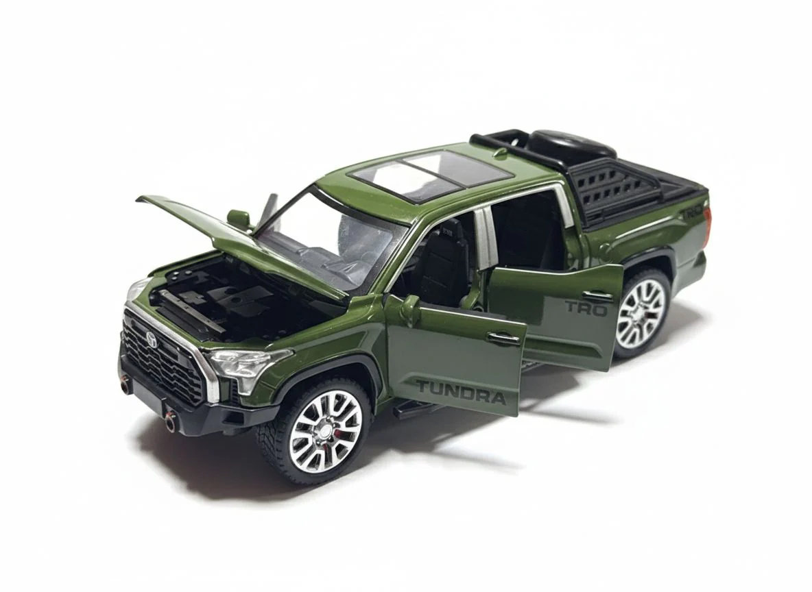 Pullback Tundra Pick-Up Die-Cast 1:32 Scale Asstd. W32111 - Image 4