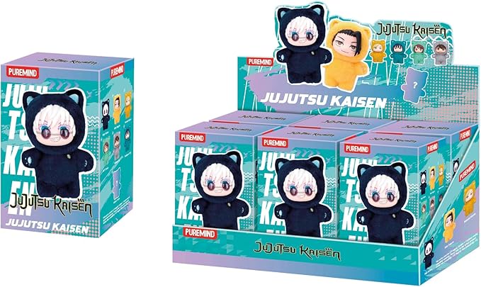 Puremind Jujutsu Kaisen Cat Ear Series Plush Blind Box – P-2726 (Mystery Collectible Plush)