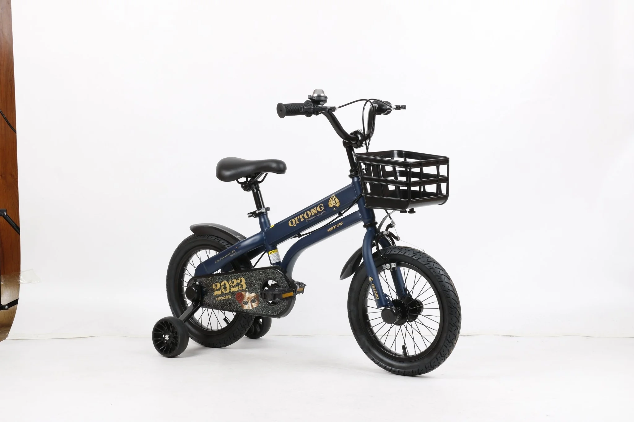 Qitong Bicycle With Basket 14 Inch Blue TN22A08 14IN - Image 5