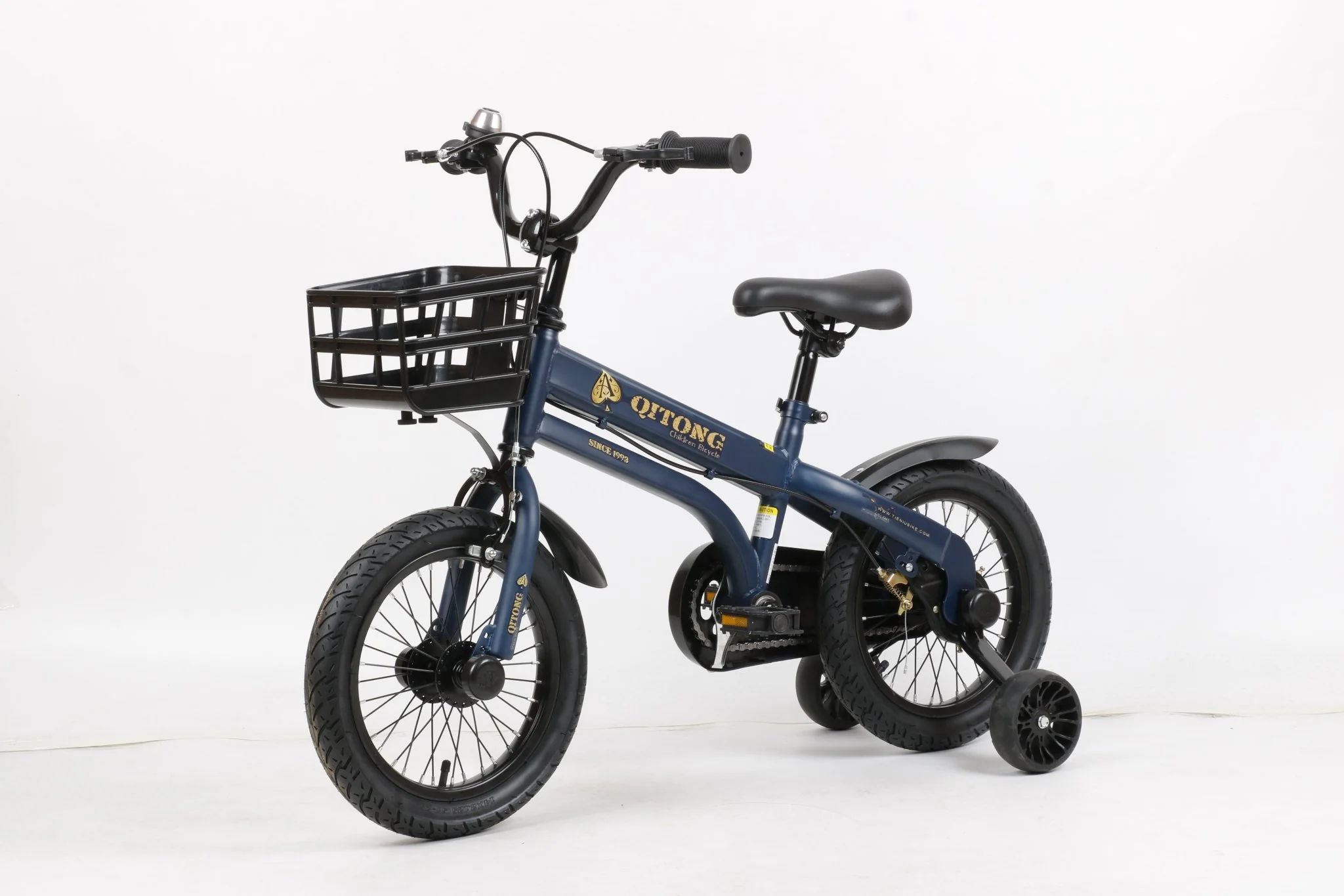 Qitong Bicycle With Basket 14 Inch Blue TN22A08 14IN - Image 7