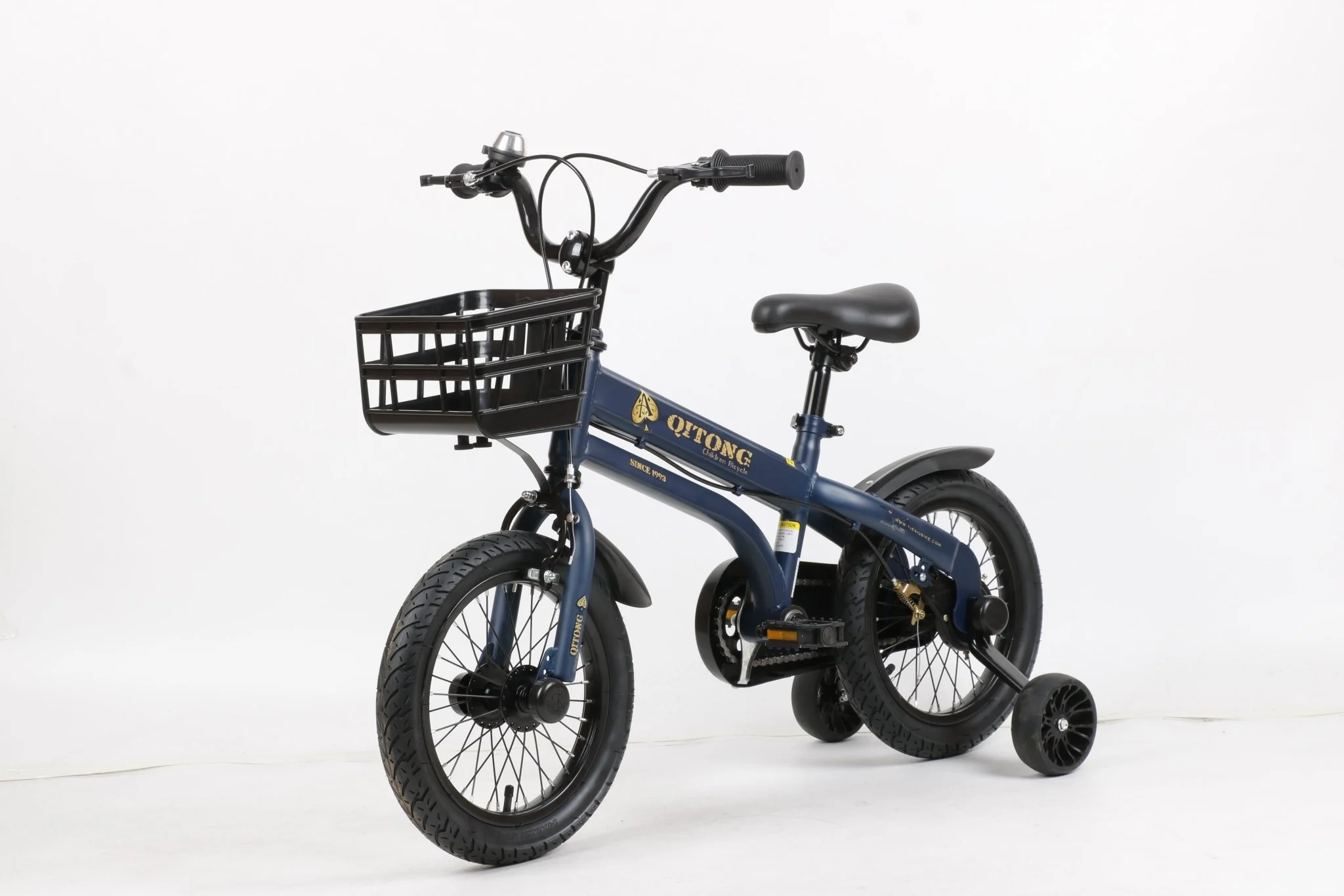 Qitong Bicycle With Basket 14 Inch Blue TN22A08 14IN - Image 8