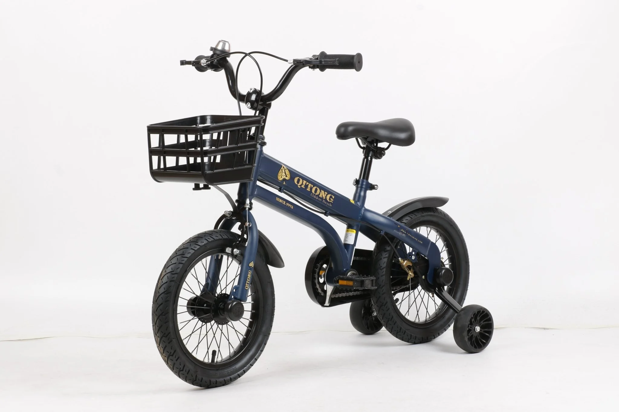 Qitong Bicycle With Basket 14 Inch Blue TN22A08 14IN - Image 9