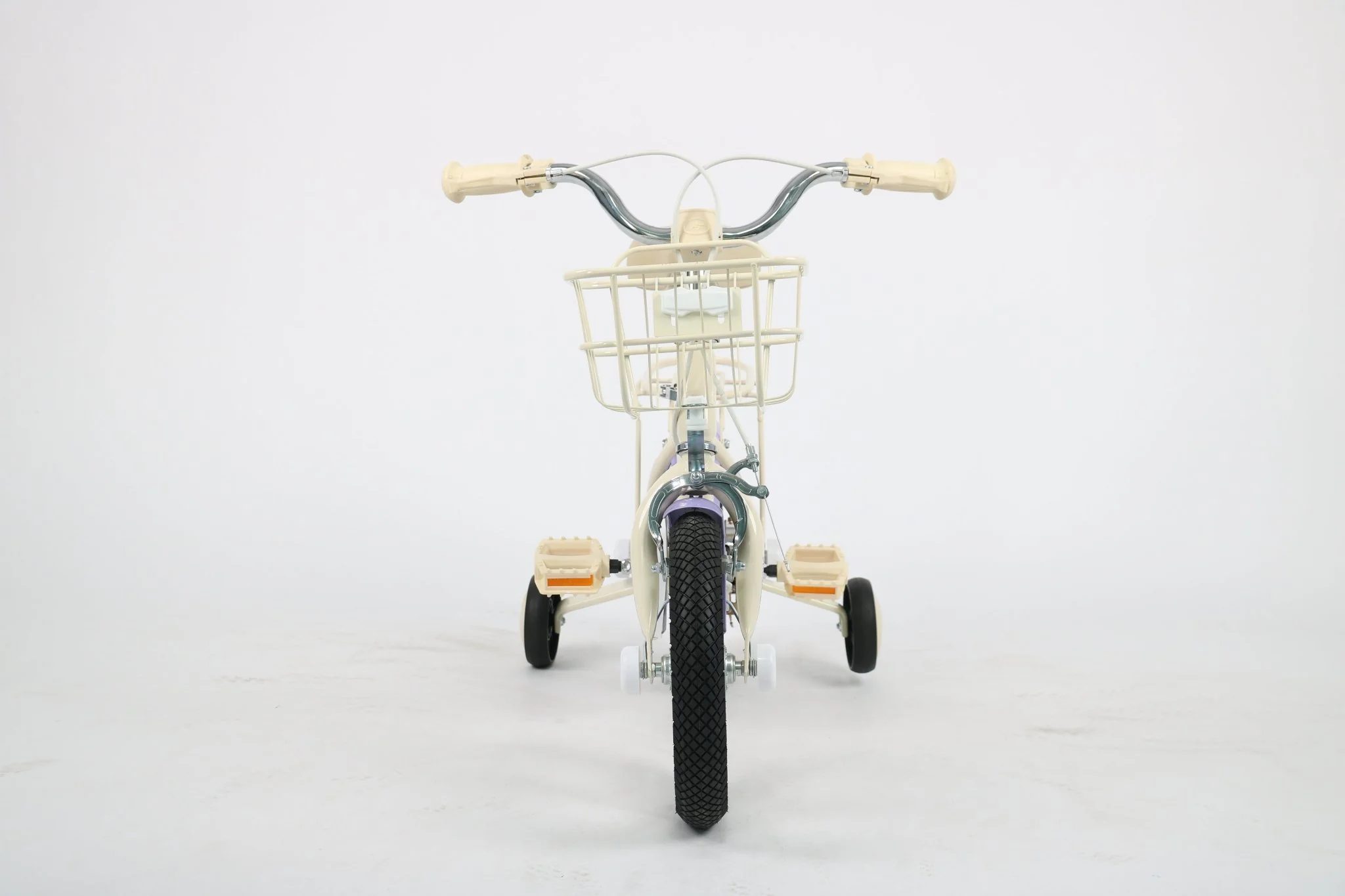 Qitong Bicycle With Basket 14 Inch Purple TN-B06 14IN - Image 5