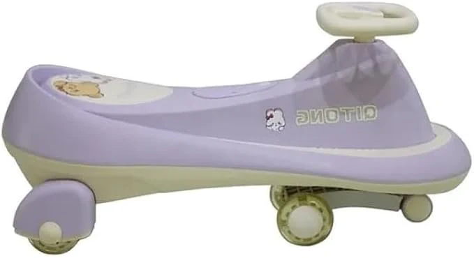 Qitong Lovable Swing Car With Music Purple MN069 - Image 2