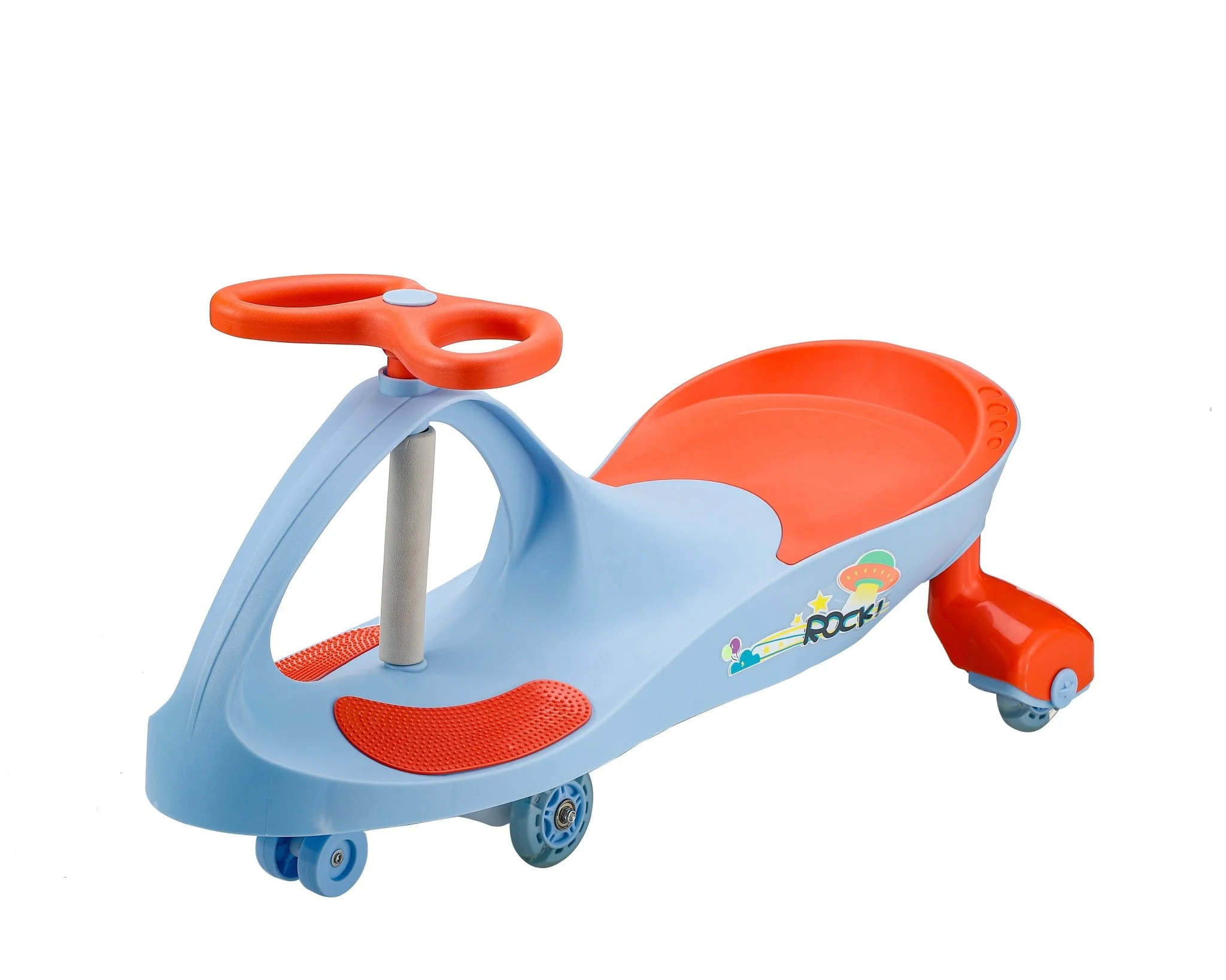 Qitong Swing Car With Music Blue/Orange QT-8097D1