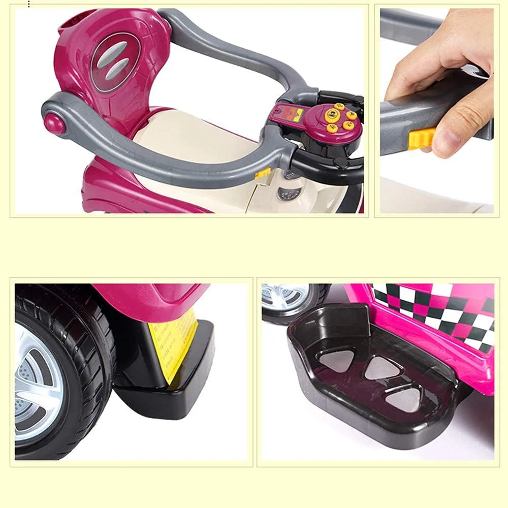 QuickCoupe 3-in-1 Pushing Car Purple B5128/321 - Image 3