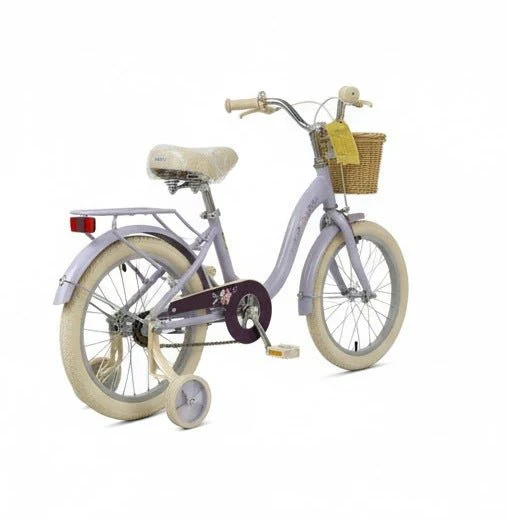 Raccoon Bicycle With Basket 16 Inch Purple TN23R06 16IN CARRIER - Image 2