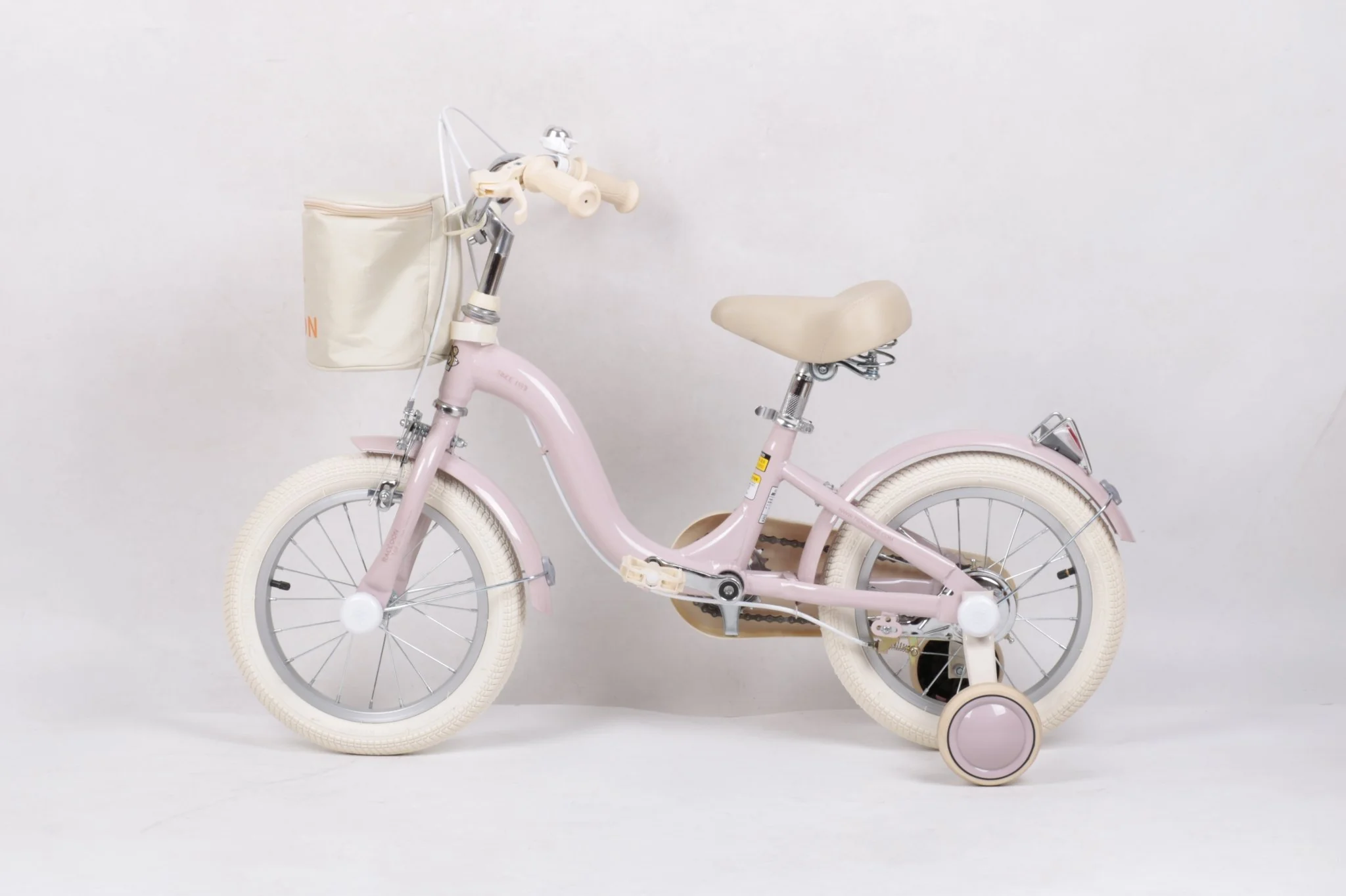 Raccoon Bicycle With Basket 14 Inch Pink TN23R06 14IN CARRIER - Image 3