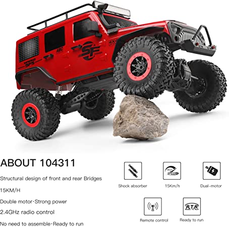 Radio Control Vehicle 4WD Cross Country 1:10 Scale 104311 - Image 3