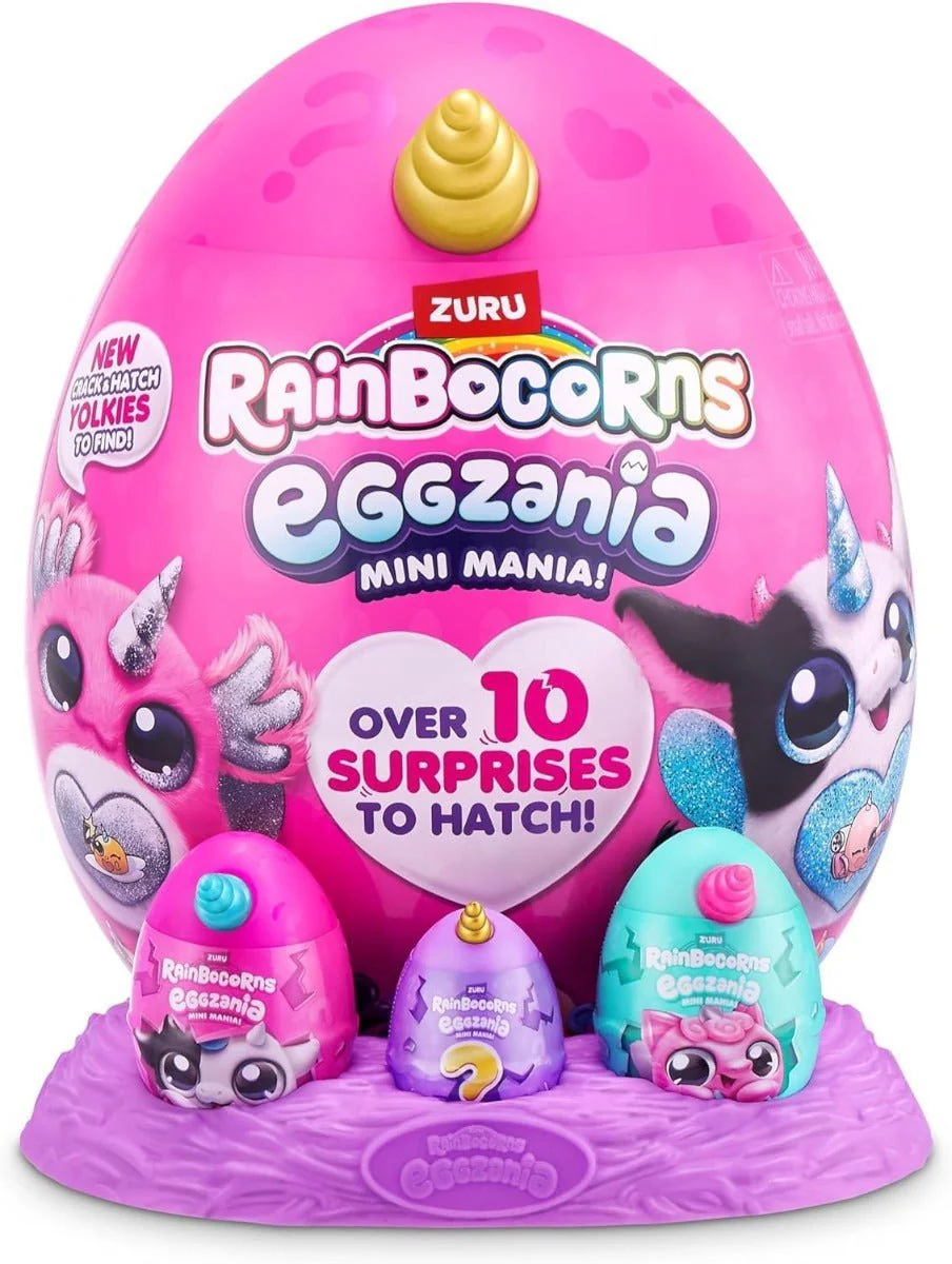 Rainbocorns Eggzania Mini Mania Plush Surprise ZUR-9296
