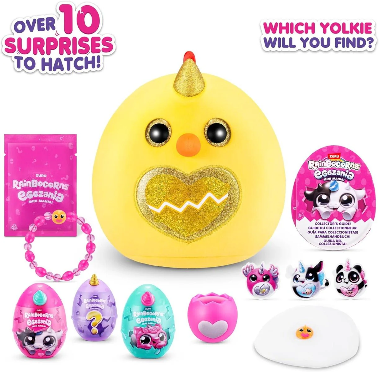 Rainbocorns Eggzania Mini Mania Plush Surprise ZUR-9296 - Image 4