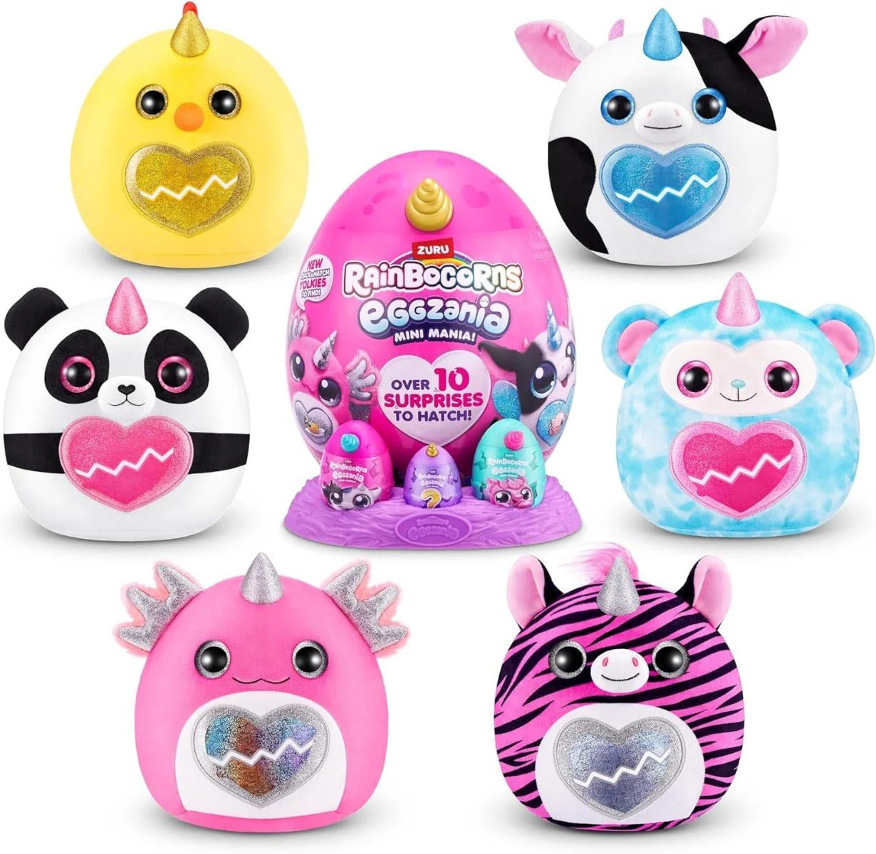 Rainbocorns Eggzania Mini Mania Plush Surprise ZUR-9296 - Image 5