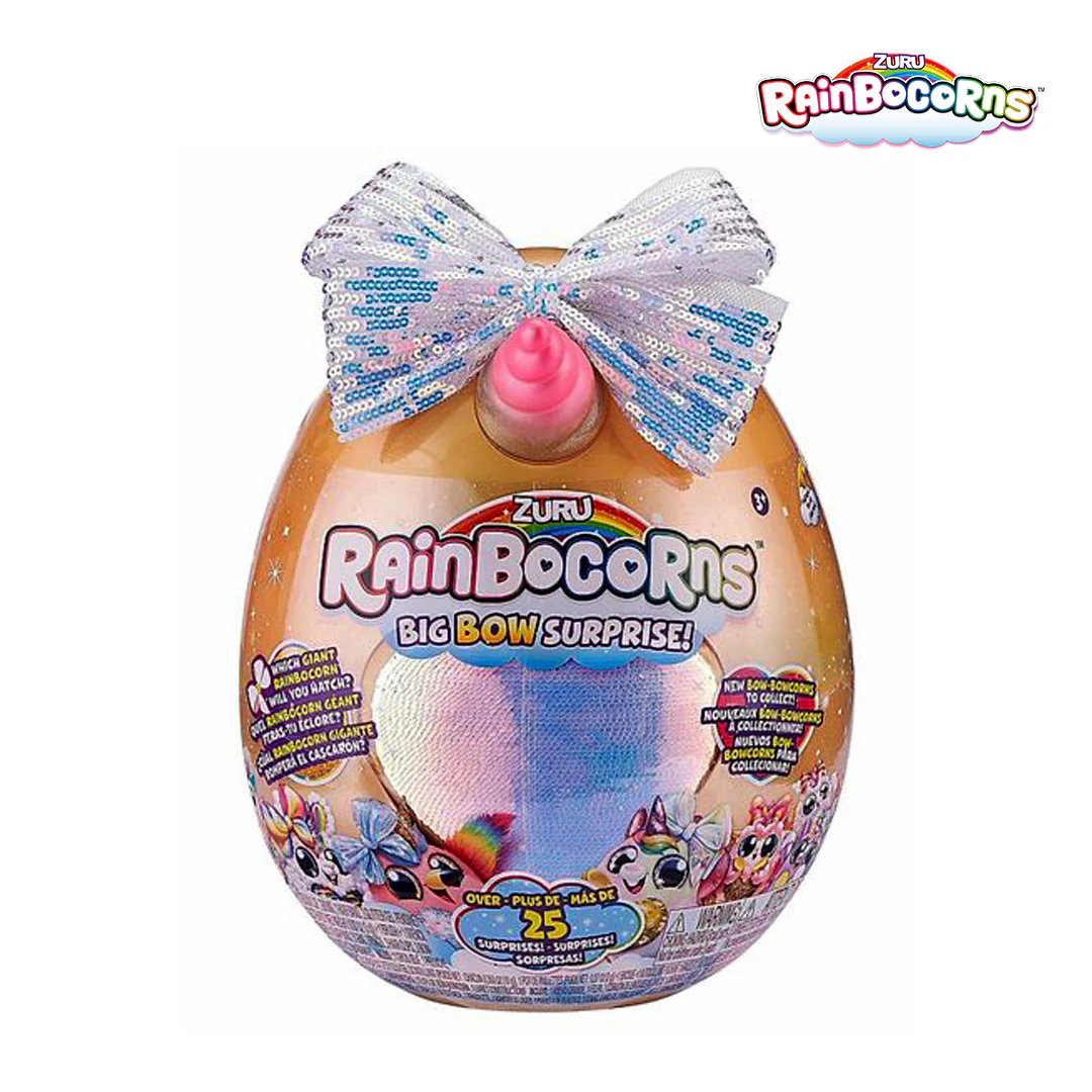 Rainbocorns Plush Big Bow Surprise Unicorn S1- 9209-ZU