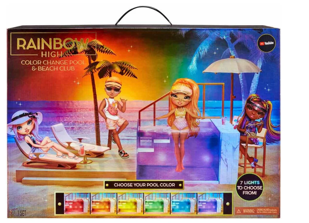 Rainbow High Color Change Pool & Beach Club Playset MGA-578475