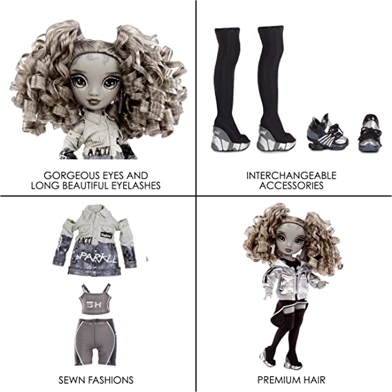 Rainbow High Shadow High Fashion Doll - Nicole Steel MGA-583585 - Image 4