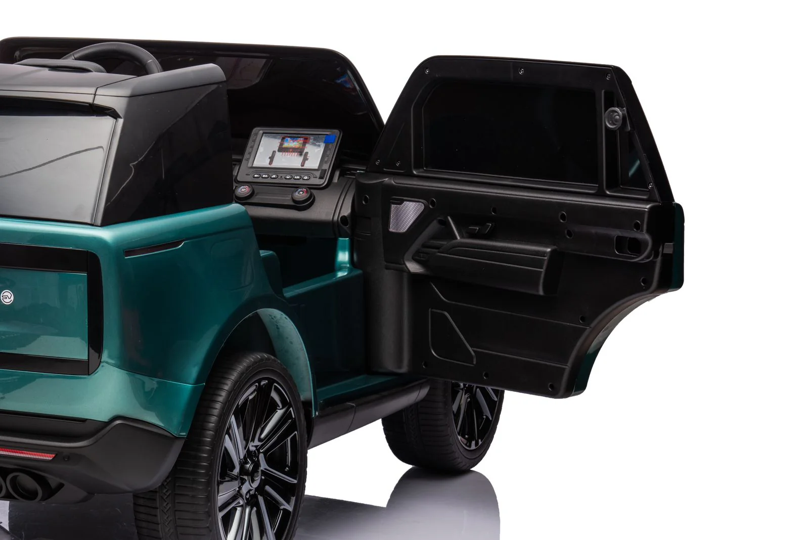 Range Rover Ride On for Kids with Eva Wheels 12V/4M Painted, Green - Image 6
