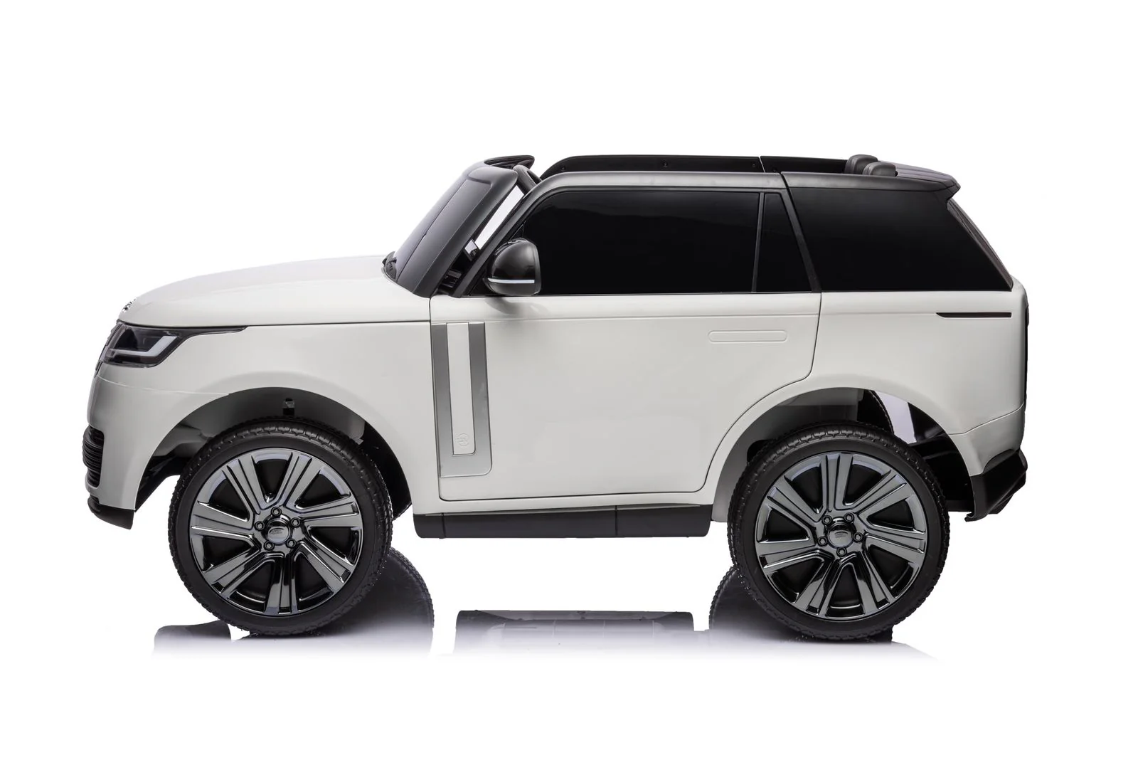 Range Rover Ride On for Kids with Eva Wheels 12V/4M Painted, White - Image 3