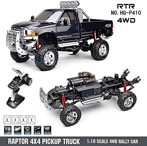 Raptor 4x4 Pickup Truck 1:10 Scale 4WD Rally RC Car - Image 15