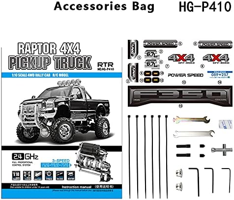 Raptor 4x4 Pickup Truck 1:10 Scale 4WD Rally RC Car - Image 16